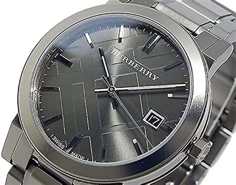 Burberry Men's BU9007 PVD Stainless Steel Grey 